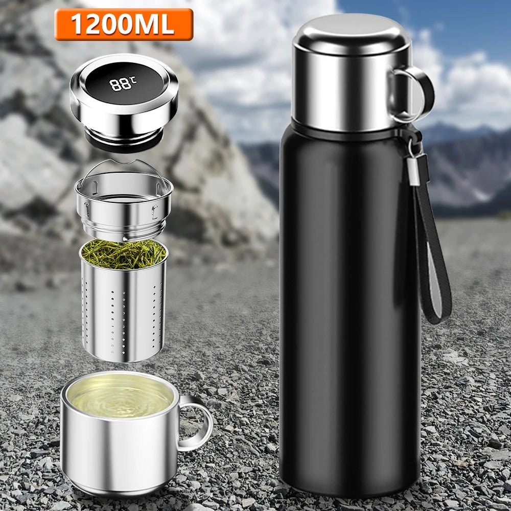 1200ml Smart Thermos Bottle | - GlowCareHealth