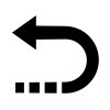GlowCareHealth return policy icon, curved arrow design