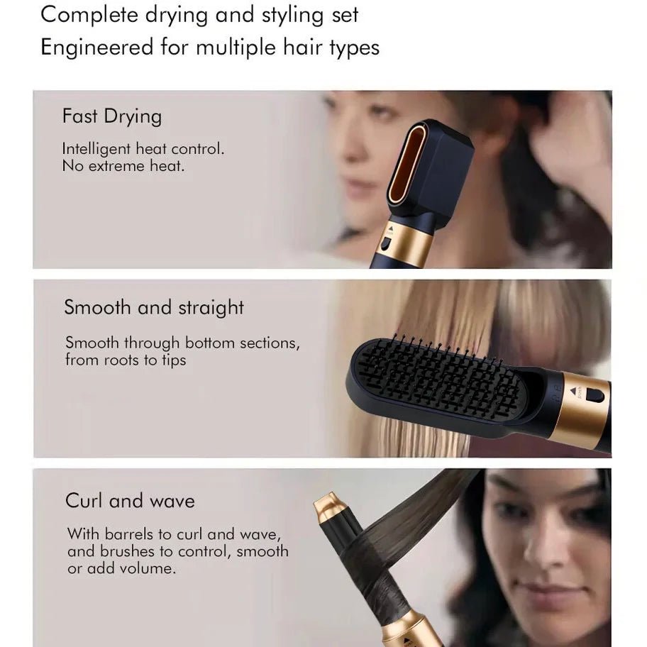 Hair Dryer 6 - 1 | Hair Styling Tools - GlowCareHealth