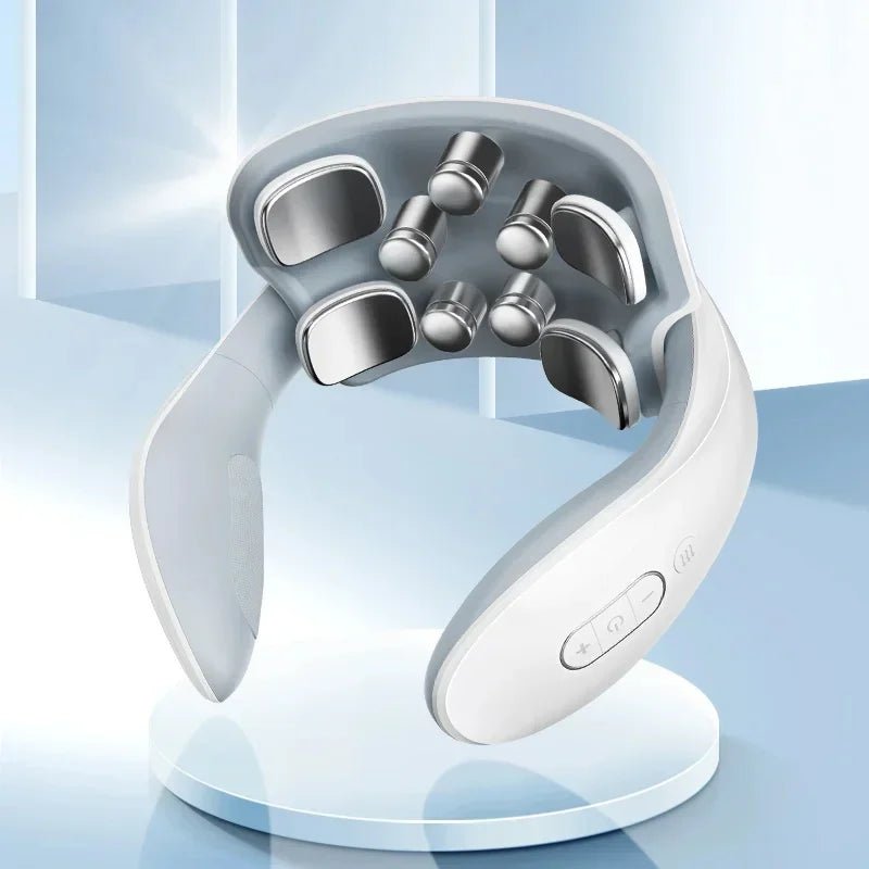 Smart Neck Massager with Heat & Vibration | - GlowCareHealth